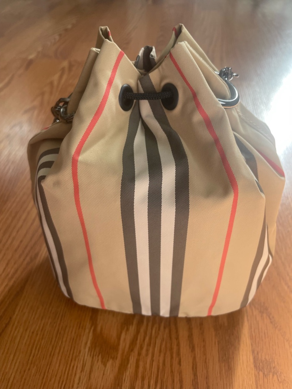 Burberry Vintage Check Drawstring Bucket Bag + Handle & Insert Mini Crossbody - Picture 12 of 17